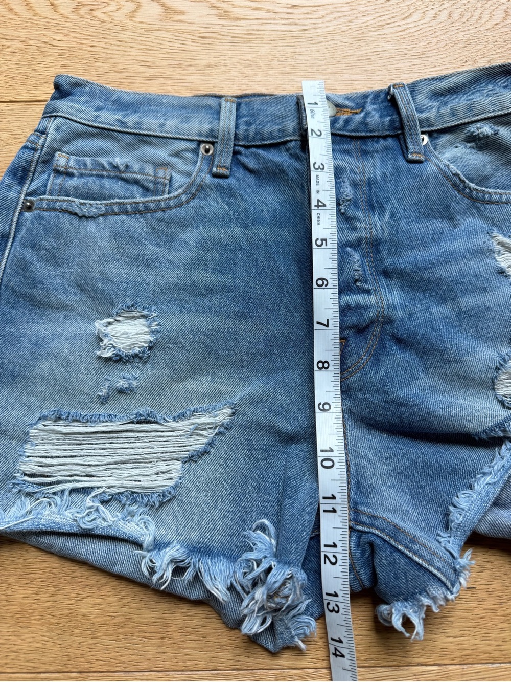 Frame Denim Le Original short Re Release Troubadour - 28 - Picture 15 of 17